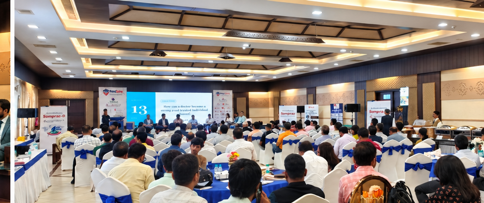 Delegates seated across a large hall during a knowledge forum